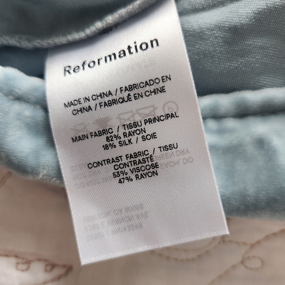 Reformation Light Blue Mini Dress - Picture 7 of 10